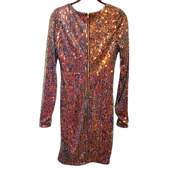 Final Price! CELEBRITY FASHION SEQUIN DRESS SIZE M - Picture 3 of 6